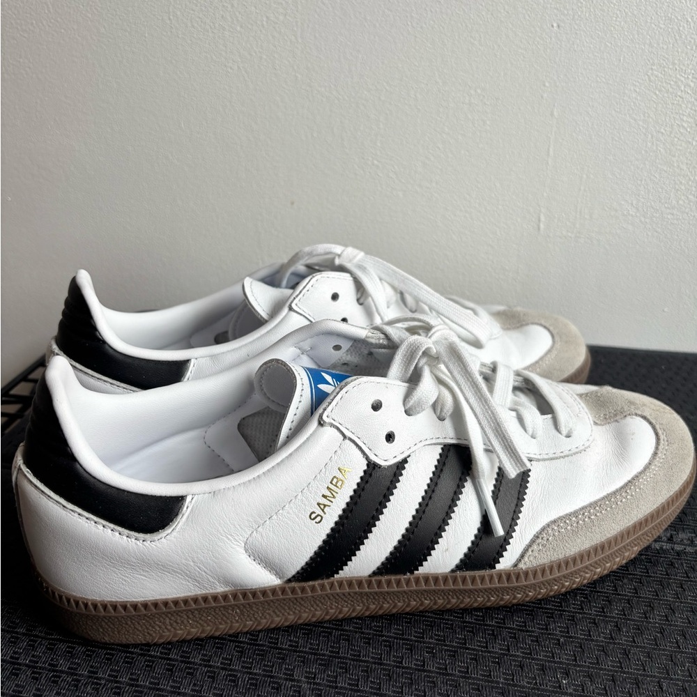 Adidas Samba White and Black Sneakers